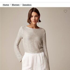 JCREW COLLECTION Metallic Sweater